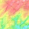 Mapa topográfico La Fosserie, altitude, relevo