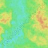 Mapa topográfico Polo Norte, altitude, relevo