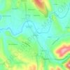 Mapa topográfico São Pedro, altitude, relevo