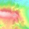 Mapa topográfico Peñastrosa, altitude, relevo