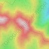 Mapa topográfico Blackhead, altitude, relevo