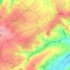 Mapa topográfico Maisnil Bout d'Aval, altitude, relevo