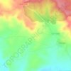 Mapa topográfico La Somadilla, altitude, relevo
