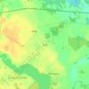 Mapa topográfico Gile, altitude, relevo