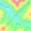 Mapa topográfico Espíritu Santo, altitude, relevo