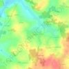 Mapa topográfico Le Manoir, altitude, relevo