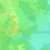 Mapa topográfico Kuriste, altitude, relevo