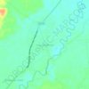 Mapa topográfico Tanjung Medan, altitude, relevo
