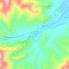 Mapa topográfico San José la Arada, altitude, relevo