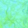Mapa topográfico Lebak Wangi, altitude, relevo
