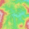 Mapa topográfico Poroma, altitude, relevo