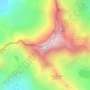 Mapa topográfico Scima da Saoseo, altitude, relevo