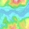 Mapa topográfico Astariz, altitude, relevo