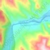 Mapa topográfico Unión Mantaro, altitude, relevo