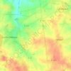 Mapa topográfico Le Mesnil Roux, altitude, relevo