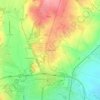 Mapa topográfico Rente de Valmy, altitude, relevo