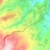 Mapa topográfico São Martinho do Souto, altitude, relevo