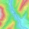 Mapa topográfico Notre-Dame-de-Briançon, altitude, relevo