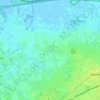 Mapa topográfico Zillebeek, altitude, relevo