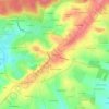 Mapa topográfico Sérigny, altitude, relevo