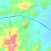 Mapa topográfico La Muela del Diablo, altitude, relevo