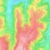 Mapa topográfico Banchet, altitude, relevo