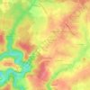 Mapa topográfico La Bironnière, altitude, relevo