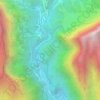 Mapa topográfico Saint-Louis, altitude, relevo