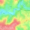 Mapa topográfico Eclosieaux, altitude, relevo