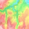 Mapa topográfico Ardeyrolles, altitude, relevo