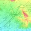 Mapa topográfico Marrachí, altitude, relevo