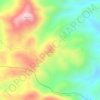 Mapa topográfico Loma de Naranjal, altitude, relevo