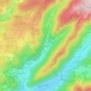 Mapa topográfico Magny Maubert, altitude, relevo