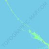 Mapa topográfico Normans Pond Cay, altitude, relevo
