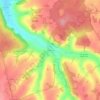 Mapa topográfico Berluvier, altitude, relevo