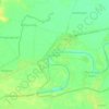 Mapa topográfico Jatitujuh, altitude, relevo