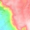 Mapa topográfico A Palela, altitude, relevo