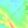 Mapa topográfico Bernadino, altitude, relevo