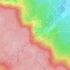 Mapa topográfico La Côte Gaucher, altitude, relevo