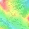 Mapa topográfico La Chal, altitude, relevo