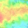 Mapa topográfico Couabot, altitude, relevo