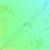 Mapa topográfico Oitana, altitude, relevo