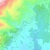 Mapa topográfico Muna, altitude, relevo