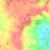 Mapa topográfico Le Causse, altitude, relevo