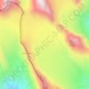 Mapa topográfico Haig Glacier, altitude, relevo