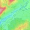 Mapa topográfico Sur le Chemin de Chéniménil, altitude, relevo