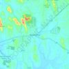 Mapa topográfico Pokok Sena, altitude, relevo