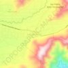 Mapa topográfico Sam José Tenería, altitude, relevo