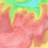 Mapa topográfico Saleille, altitude, relevo