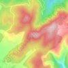 Mapa topográfico Tossal de la Baltasana, altitude, relevo